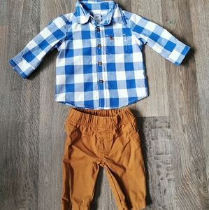 Carter's 2pcs baby boy set 12m